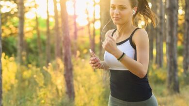 Woman, Jogging, Running, Exercise
